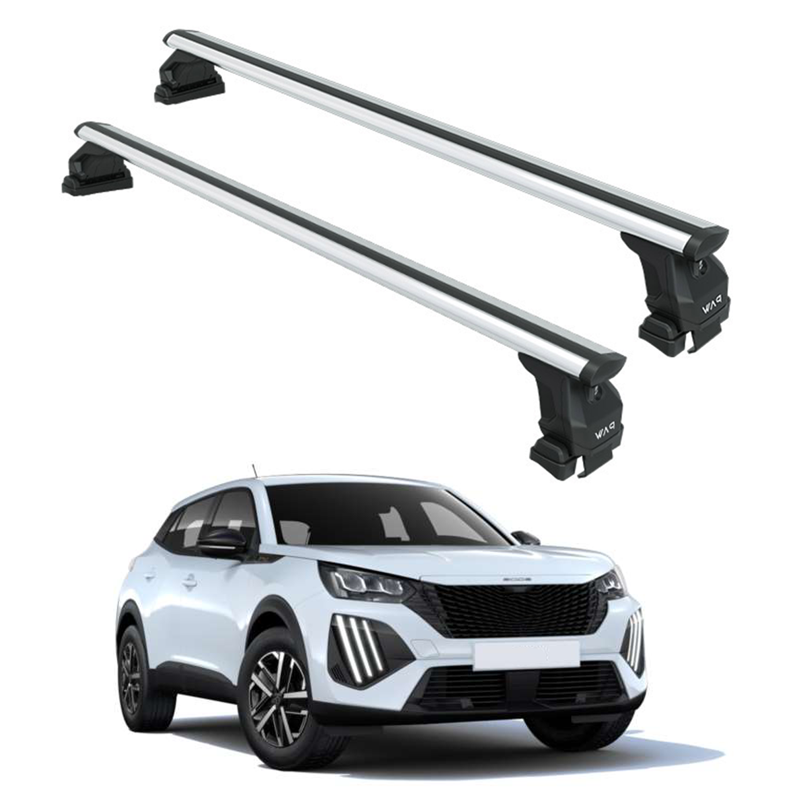 Peugeot 2008 Portbagaj Taşıyıcı Ara Atkısı Oluksuz Toros Pro 4 Gri