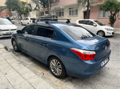 Peugeot 301 Portbagaj Taşıma Aparatı Ara Atkısı Gri Set 2012- Toros Pro 4