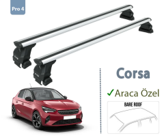 Opel Corsa F Portbagaj Taşıyıcı Ara Atkisi Tavan Sistemleri Toros Serisi Gri