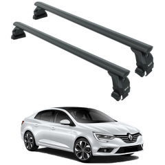 Renault Megane 4 Ara Atkısı Oluksuz Tavan Taşıma Sistemleri 2016- Siyah