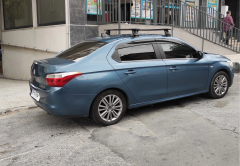 Peugeot 301 Portbagaj Taşıma Aparatı Ara Atkısı Siyah Set 2012- Toros Pro 4