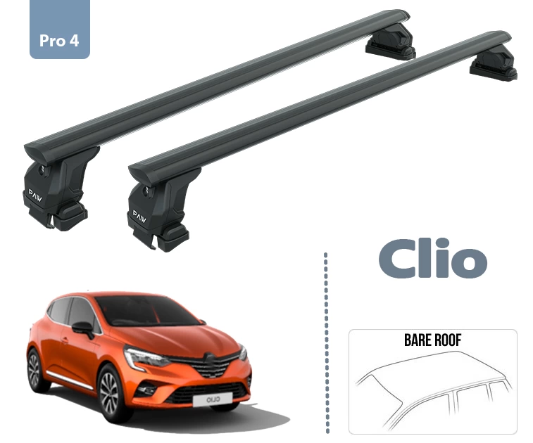 Renault Clio 5 Oluksuz Ara Atkısı Siyah Pro 4