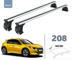 Peugeot 208 Oluksuz Ara Atkısı 2019 sonrası Gri Pro 4