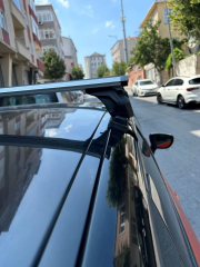 Renault Captur Portbagaj Taşıyıcı Ara Atkısı Gri Set 2013-2019 Pro 4