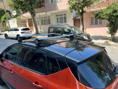 Renault Captur Portbagaj Taşıyıcı Ara Atkısı Gri Set 2013-2019 Pro 4
