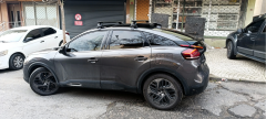 Citroen C4 2020-2025 Portbagaj Tavan Taşıtıcı Ara Atkısı Toros Siyah
