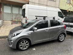 Kia Yeni Picanto Portbagaj Taşıyıcı Ara Atkısı Tavan Taşıyıcı Paw Pro 4 2024- Sonrası Siyah