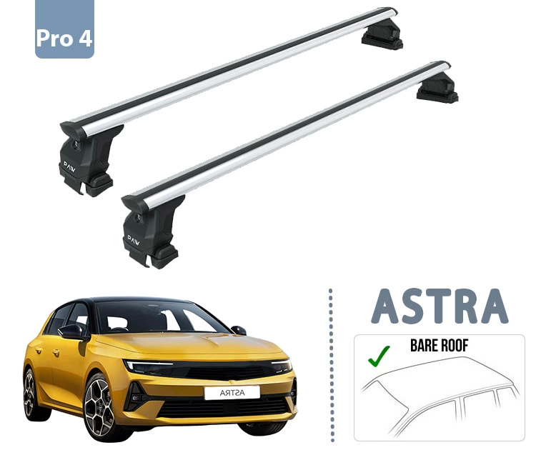 Opel Astra L 2021-2025 Portbagaj Taşıyıcı Ara Atkısı Toros Serisi Gri
