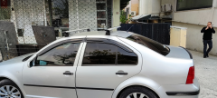 Volkswagen Bora 1998-2005 Ara Atkısı Tavan Taşıyıcı Bar Toros Fix Pro Siyah