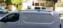 Opel Combo Uzun Şase 2019- Sonrası Üst Tavan Çıtası Uzun Plus Gri