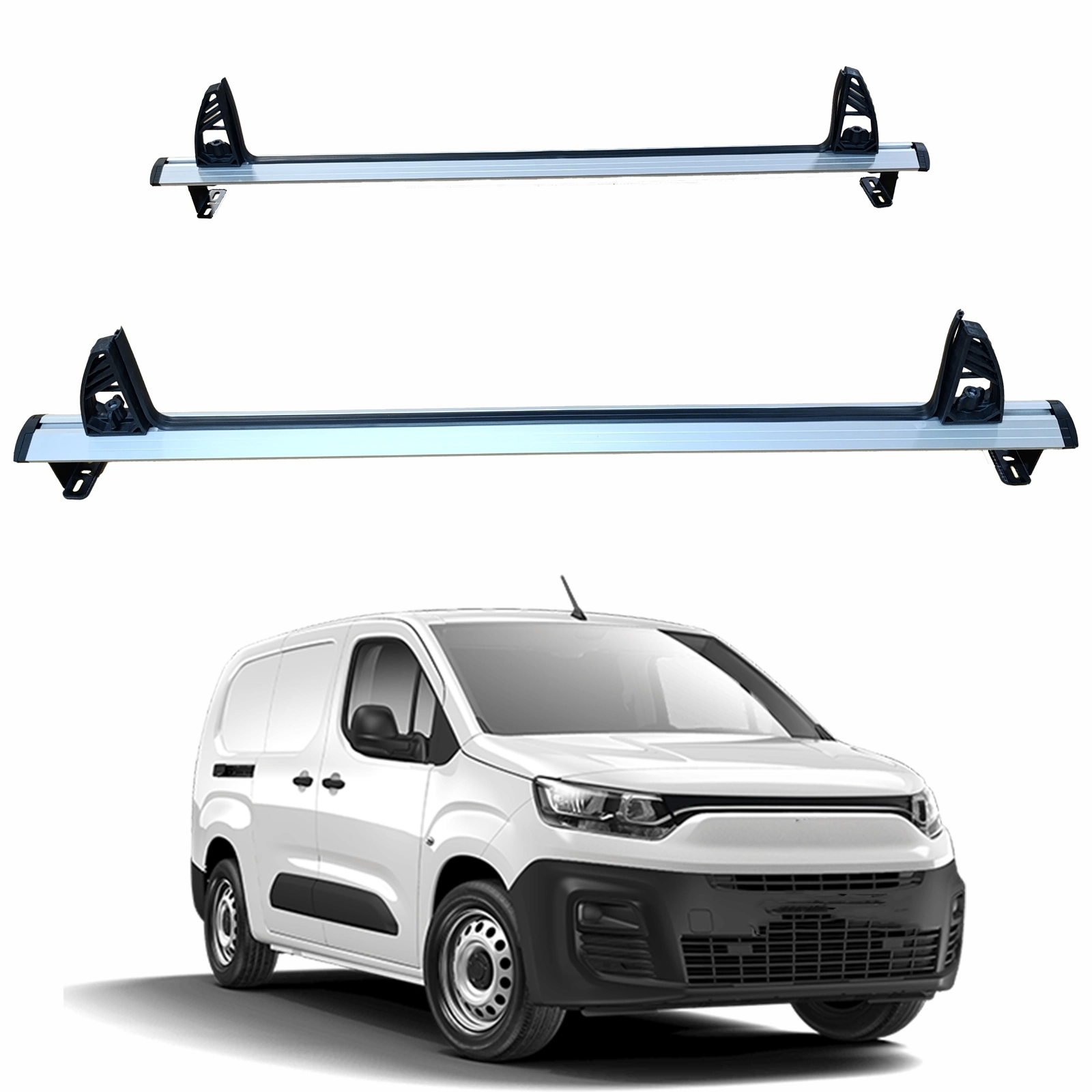 Toyota Proace City Üst Merdiven Taşıyıcı Tavan Yük Sabitleyici Bar 2018- Sonrası 2 Adet