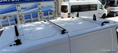 Volkswagen Transporter T6 Üst Merdiven Taşıyıcı Tavan Yük Sabitleyici Bar 2015- Sonrası 2 Adet