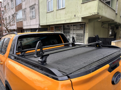 Ford Ranger Wildtrak Kasa üstü Bed Rack Taşıyıcı Bar 2023- Siyah