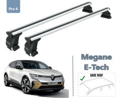 Renault Megane E-Tech Ara Atkısı Oluksuz Tavan Taşıma Sistemleri Toros 2023- Gri