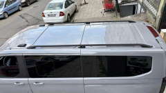Volkswagen Transporter T7 Uzun Kasa 2024- Sonrası Alüminyum Üst Tavan Çıtası Plus Serisi Gri