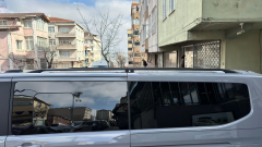 Volkswagen Transporter T7 Uzun Kasa 2024- Sonrası Alüminyum Üst Tavan Çıtası Plus Serisi Gri