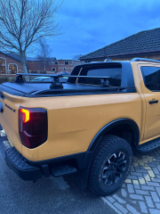 Ford Ranger Wildtrak 2023-2025 Kasa üstü Bed Rack Taşıyıcı Bar Gri