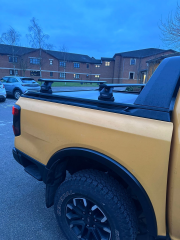 Ford Ranger Wildtrak 2023-2025 Kasa üstü Bed Rack Taşıyıcı Bar Gri