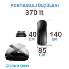 Perflex 370 Lt Araç Üstü Portbagaj
