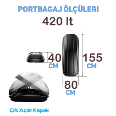 Perflex 420 Lt Araç Üstü Portbagaj