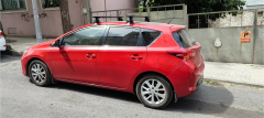 Toyota Auris Hatcback 2019-2025 Portbagaj Taşıyıcı Ara Atkısı Toros Siyah