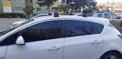 Opel Astra J 2010-2015 Portbagaj Taşıyıcı Ara Atkısı Paw Pro 3 Siyah