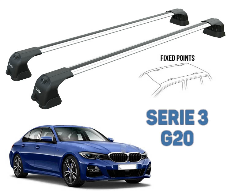 Bmw 3 Serisi G20 Portbagaj Taşıyıcı Ara Atkısı Tavan Taşıyıcı 2019- Sonrasi Paw Serisi Gri
