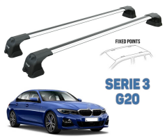 Bmw 3 Serisi G20 Portbagaj Taşıyıcı Ara Atkısı Tavan Taşıyıcı 2019- Sonrasi Paw Serisi Gri