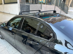 Bmw 3 Sedan G20 2019- 2025 Portbagaj Taşıyıcı Ara Atkısı Tavan Taşıyıcı Paw Pro 3 Siyah