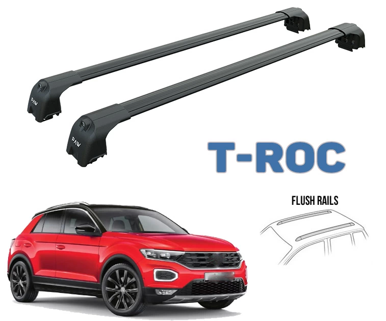 Volkswagen T-Roc Portbagaj Taşıyıcı Ara Atkısı Paw Pro 2 Siyah
