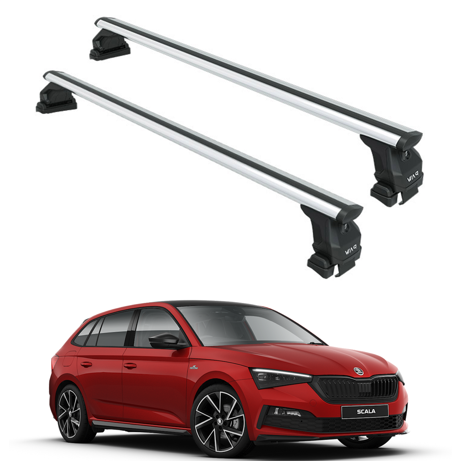 Skoda Scala Portbagaj Taşıyıcı Ara Atkısı Tavan Sistemleri Toros Pro 4 Gri Gri