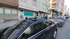 Skoda Octavia Sedan Portbagaj Taşıyıcı Ara Atkısı Tavan Sistemleri Toros Pro 4 Gri Siyah