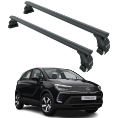 Opel Crossland Oluksuz Ara Atkısı Tavan Taşıyıcı Toros Pro 4 Siyah
