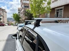 Opel Crossland Oluksuz Ara Atkısı Tavan Taşıyıcı Toros Pro 4 Siyah