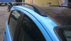 Fiat Panda 169 2002-2012 Üst Tavan Çıtası Taşıyıcı Bar Plus Siyah