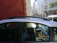 Fiat Panda 169 2002-2012 Üst Tavan Çıtası Taşıyıcı Bar Plus Siyah