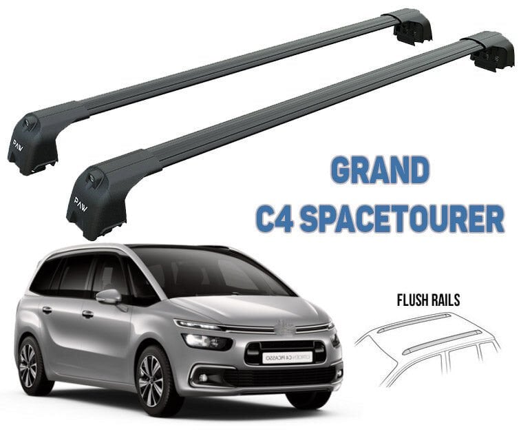 Citroen C4 Grand Picasso 2013- Sonrası Portbagaj Tavan Taşıyıcı Ara Atkisi Paw Pro 2 Siyah