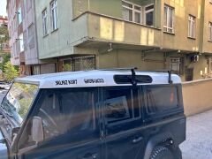 Land Rover Defender 110 1993-2020 Yagmur Oluklu üst Tavan Taşıyıcı Ara Atkısı Siyah