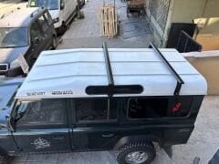 Land Rover Defender 110 1993-2020 Yagmur Oluklu üst Tavan Taşıyıcı Ara Atkısı Siyah