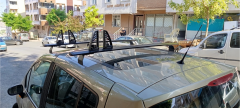 Renault Modus Portbagaj Taşıyıcı Ara Atkısı Tavan Taşıyıcı Paw Pro 3 2004-2012 Siyah