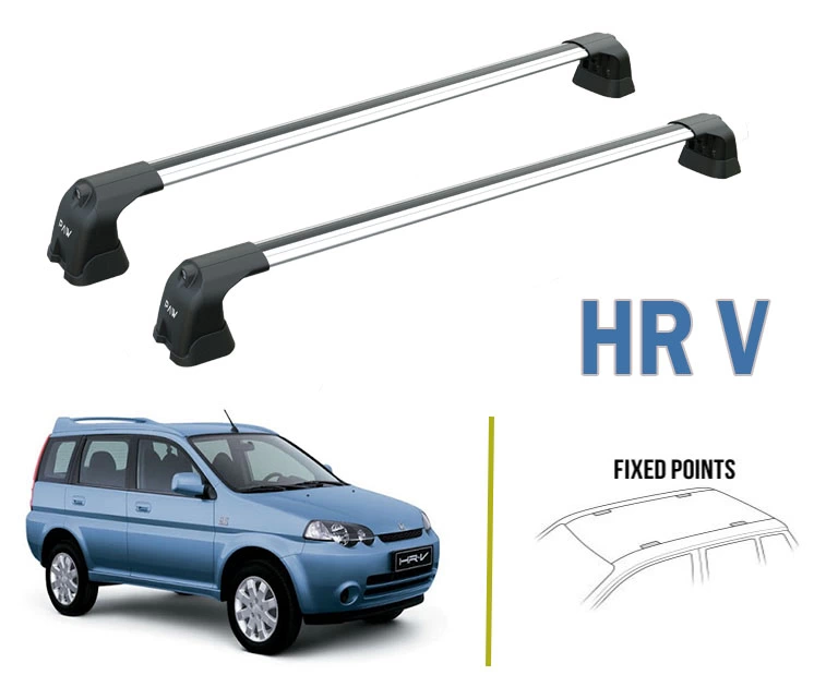 Honda HR-V 1999-2005 Portbagaj Taşıyıcı Ara Atkısı Paw Pro 3 Gri