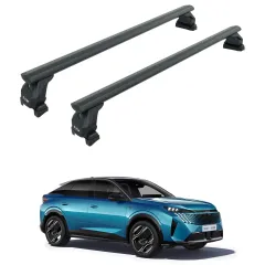 Peugeot 3008 Portbagaj Taşıyıcı Ara Atkısı Oluksuz Toros Pro 4 Siyah