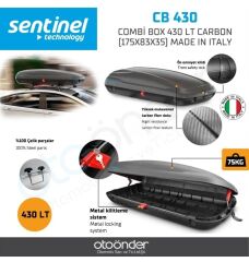 Sentinel 430 Lt İthal Araç Üstü Portbagaj