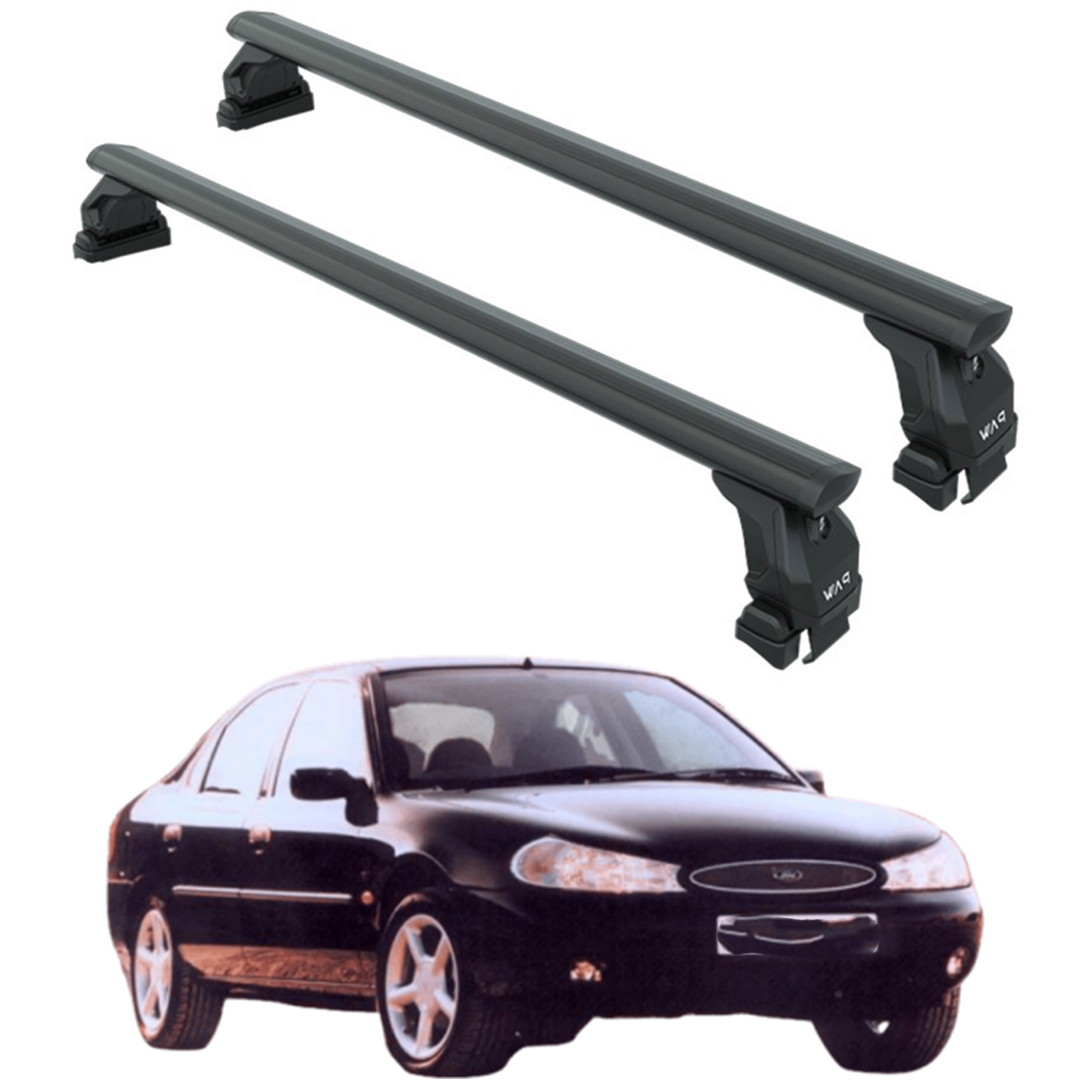 Ford Mondeo 1996-2000 Üst Tavan Portbagaj Taşıyıcı Ara Atkısı Toros Pro 4 Siyah