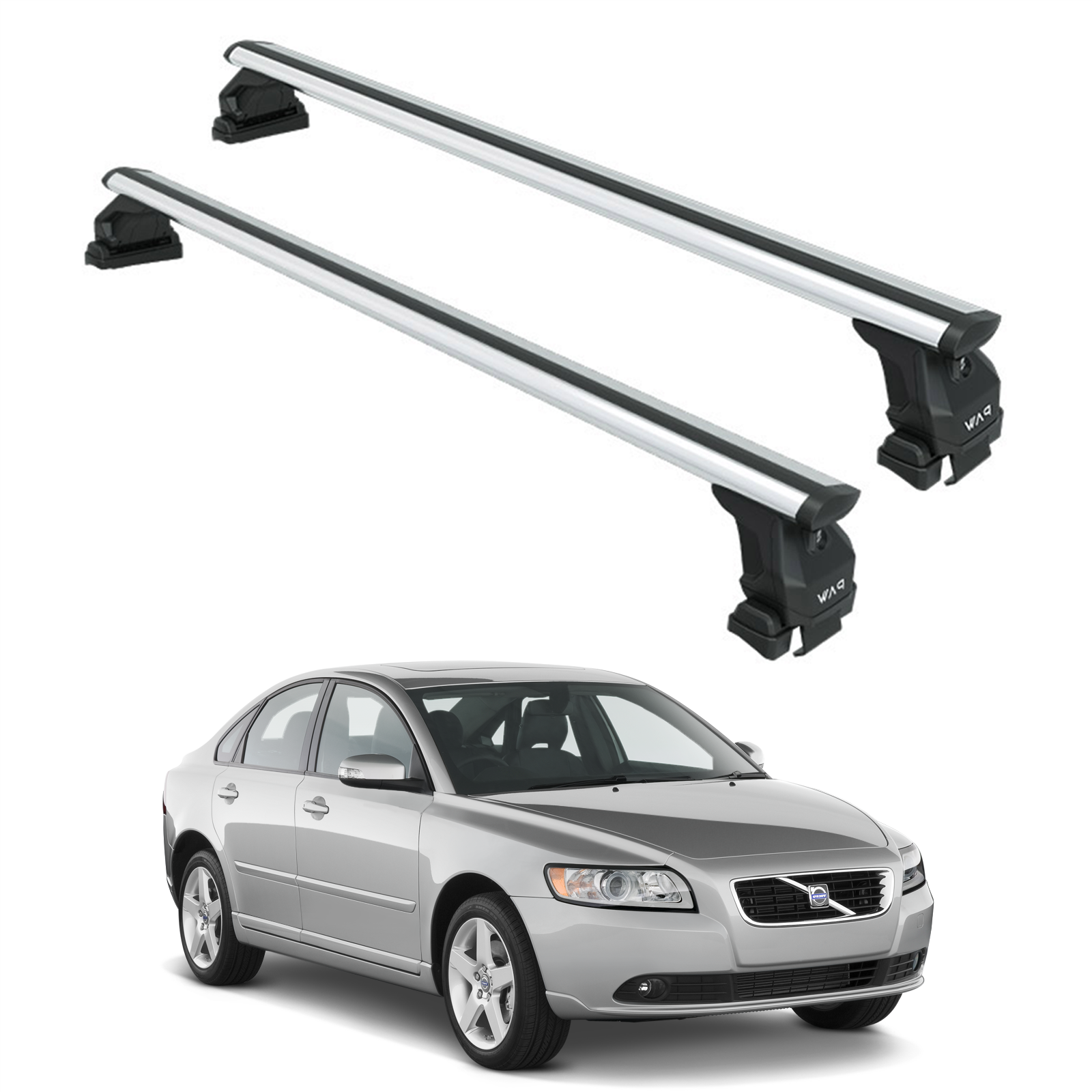 Volvo S40 2003-2012 Portbagaj Taşıyıcı Ara Atkısı Tavan Sistemleri Fix Pro Gri