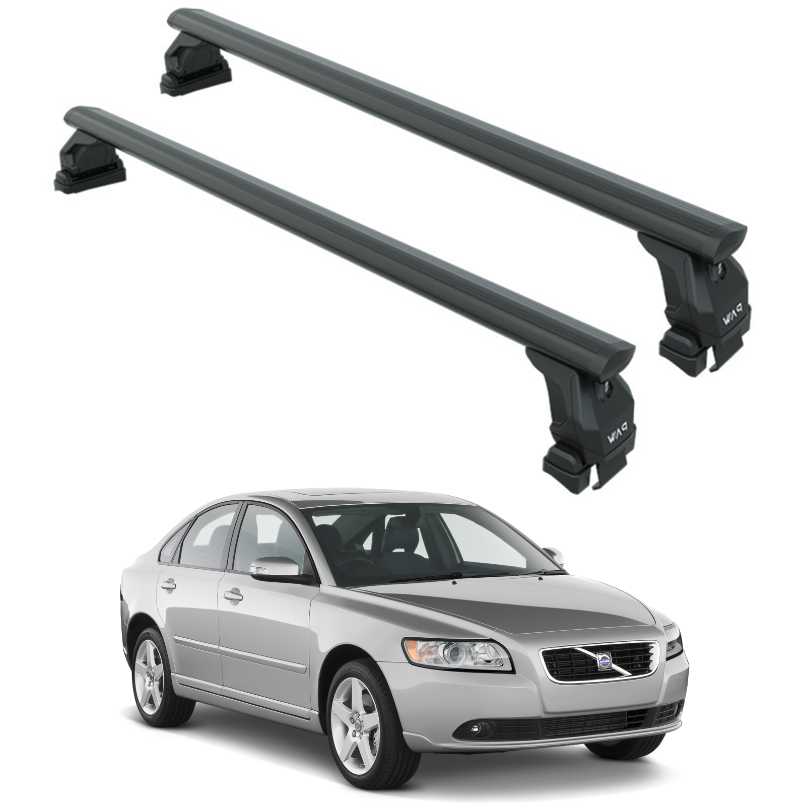 Volvo S40 2003-2012 Portbagaj Taşıyıcı Ara Atkısı Tavan Sistemleri Fix Pro Siyah