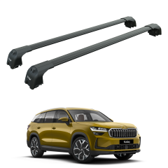 Skoda Kodiaq 2024-2025 Portbagaj Taşıyıcı Ara Atkisi - Ara Çubuk Paw Pro 2 Siyah