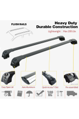 Hyundai Tucson 2021-2025 Portbagaj Taşıyıcı Ara Atkisi - Ara Çubuk Paw Pro 2 Gri