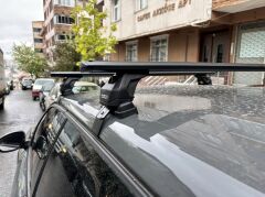 Peugeot 2008 Portbagaj Taşıyıcı Ara Atkısı Oluksuz Toros Pro 4 Siyah