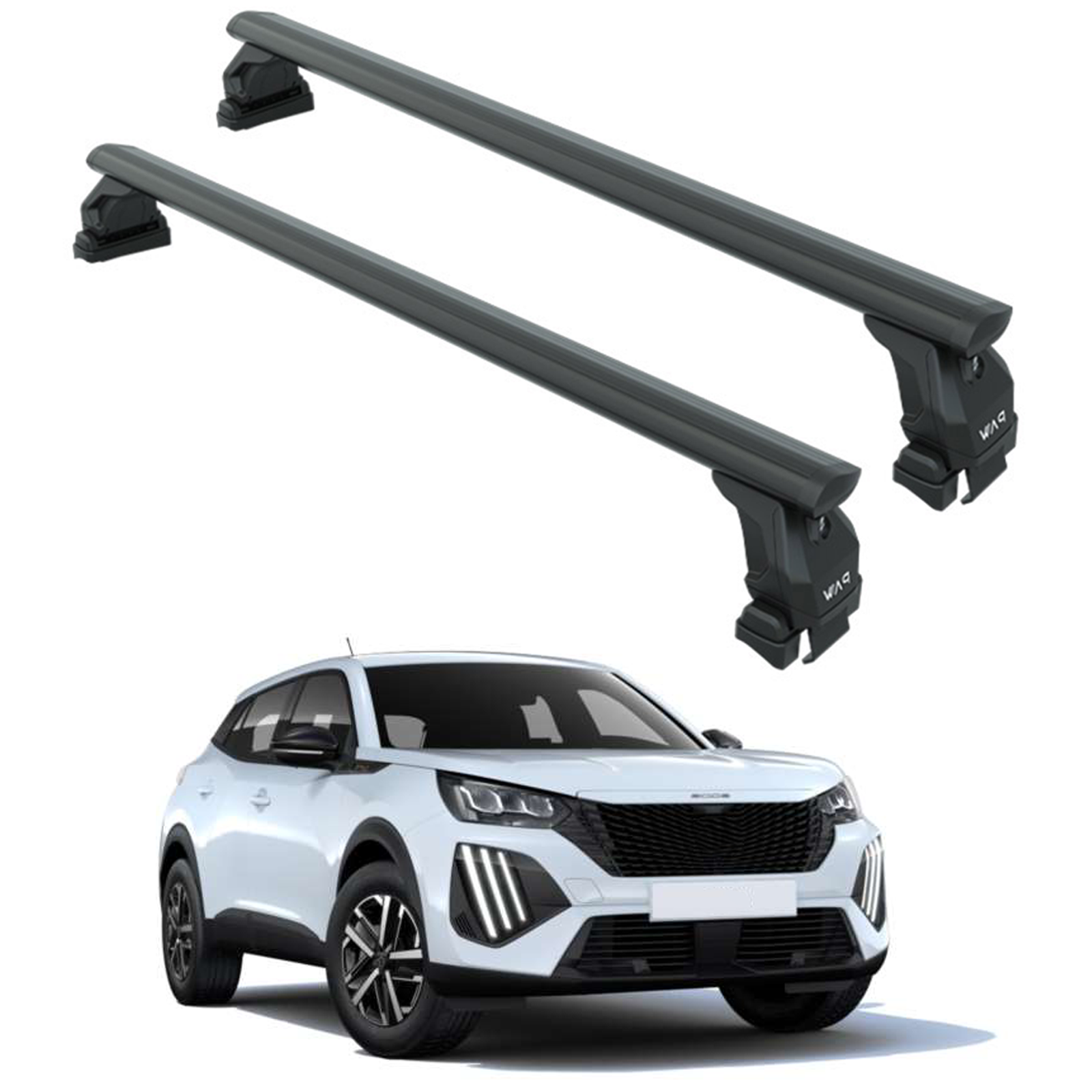 Peugeot 2008 Portbagaj Taşıyıcı Ara Atkısı Oluksuz Toros Pro 4 Siyah
